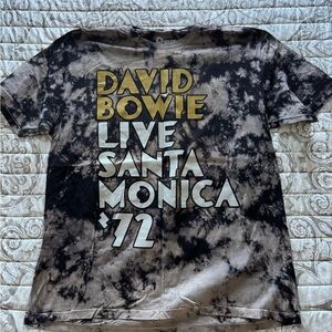 David Bowie Live Santa Monica '72 Tie-Dye T-Shirt